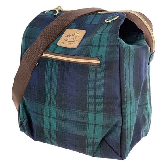 Uma Hana Handbags - Waterproof Plaid Shoulder Crossbody Backpack Bag
